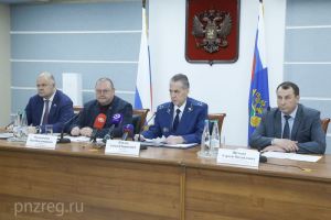Мельниченко и Павлов выступили на расширенном заседании коллегии пензенской прокуратуры