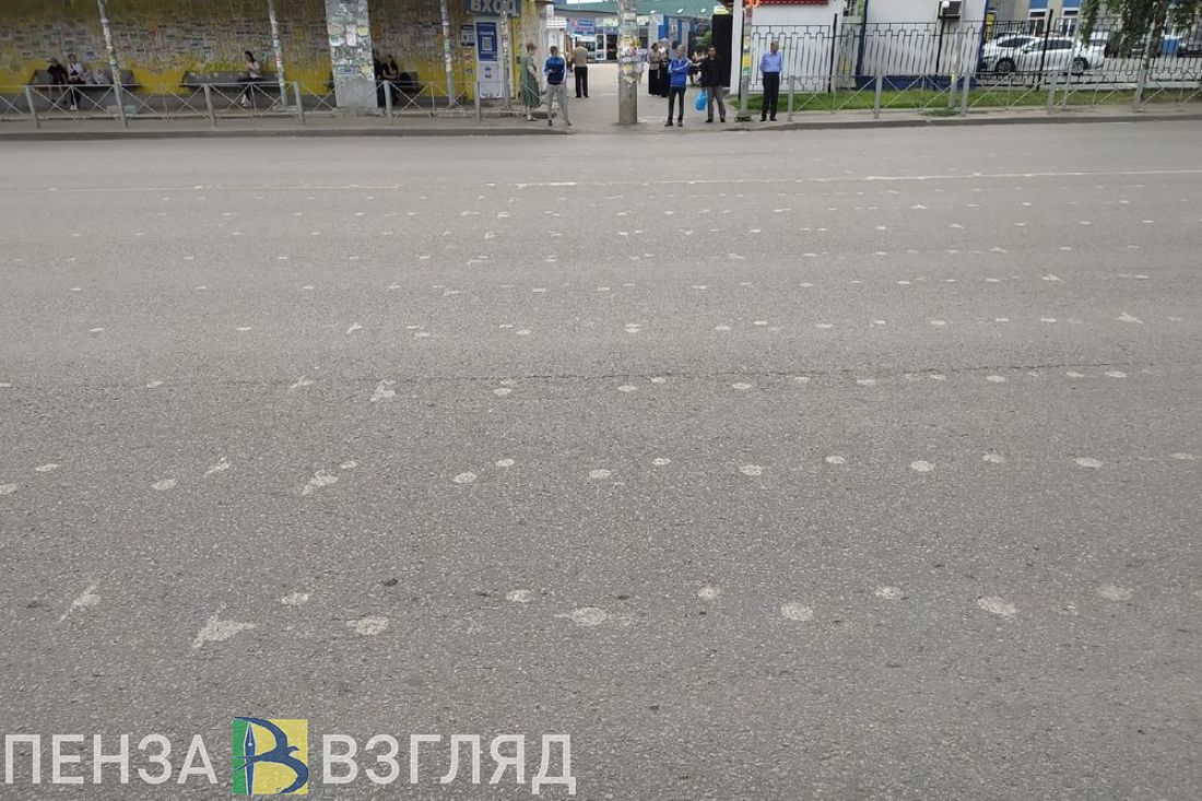 В пензенском Управлении ЖКХ ответили на претензию по поводу дорожной разметки