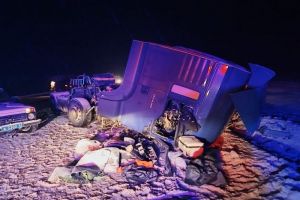 В полночь в Самарской области погиб водитель фуры с пензенскими номерами