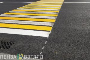 В Пензе возле школ и детсадов обустроят еще три нерегулируемых пешеходных перехода