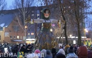 Масленица в Пензе завершилась сожжением чучела (0+)