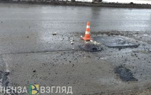 После дождя в микрорайоне Арбеково пензенцы наблюдают потоп