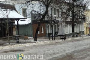 Верхний участок Московской в Пензе вновь превратился в зону повышенной травмоопасности
