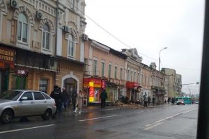 Пензенец запечатлел последствия разрушения здания на улице Бакунина