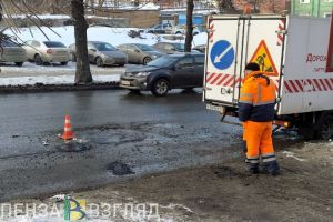 На пензенских дорогах разлились реки и озера