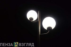 В Каменке за март установили более 60 уличных светильников