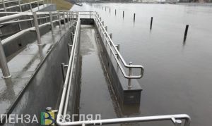 Нижний ярус набережной в Пензе полностью ушел под воду