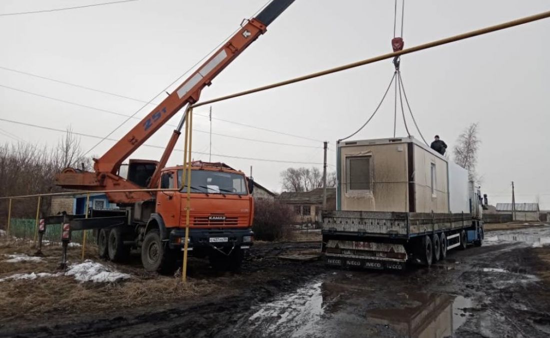 В Малосердобинском районе установили модульный ФАП
