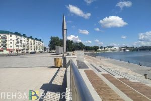 Пензенцам рассказали, когда уберут забор на набережной реки Суры