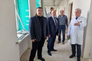 Ремонт главного корпуса Сердобской межрайонной больницы ведется быстрыми темпами