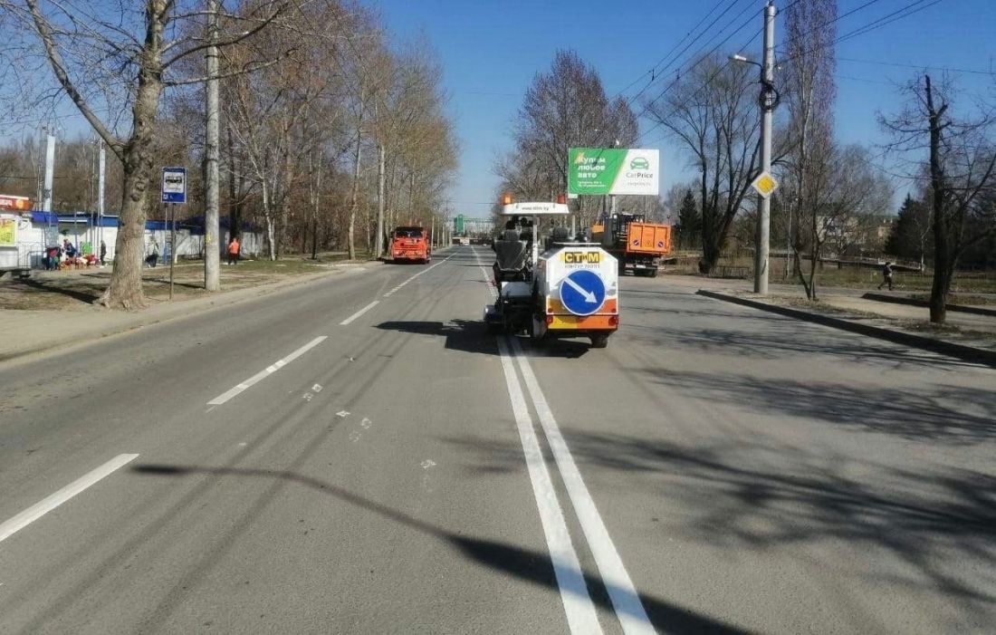 В Пензе 68% дорожной разметки нанесут термопластиком