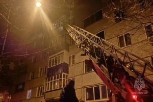Ночной пожар в Пензе ликвидировали 14 человек