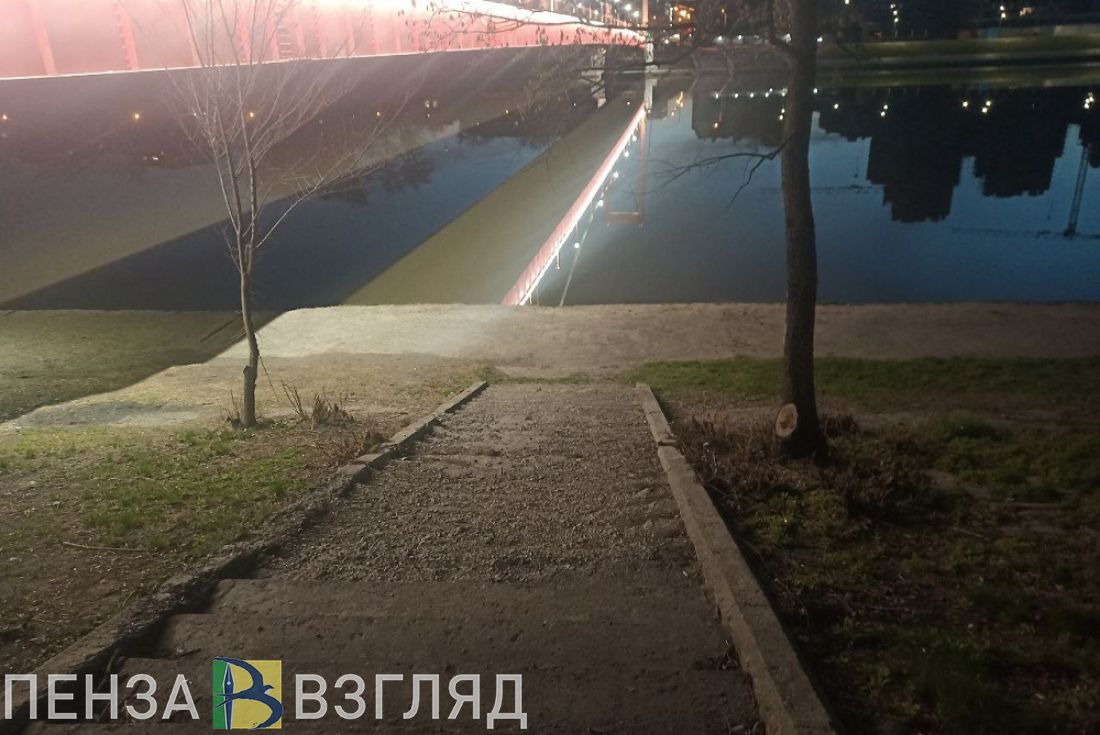 Пензенцы сообщили о разрушенной лестнице на набережной