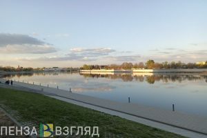 В Пензе продолжается благоустройство набережной Суры