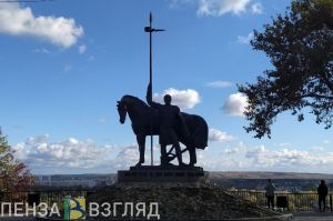 Пензенцам показали, как выглядела бы территория у памятника Первопоселенцу после благоустройства