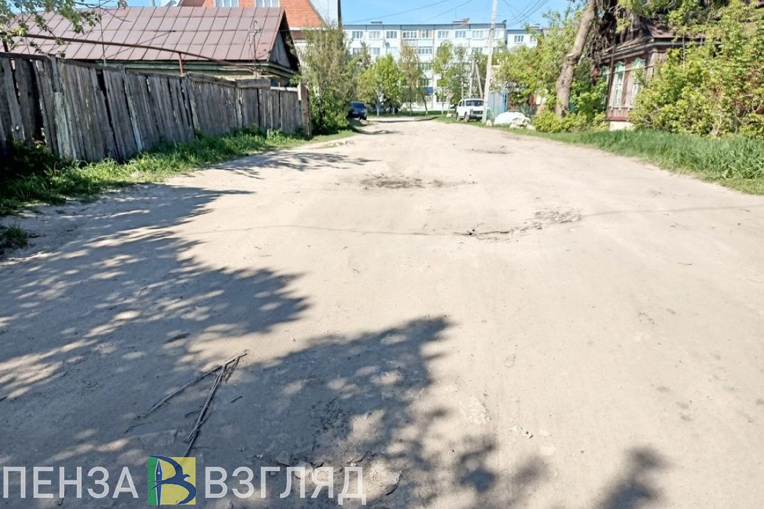 Сердобчане жалуются на состояние дороги на улице, названной в честь Героя Советского Союза