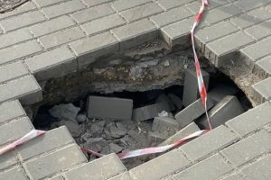 Провал на пензенском перекрестке остался незаделанным