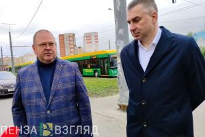 Олег Мельниченко совершил поездку на новом троллейбусе по Пензе
