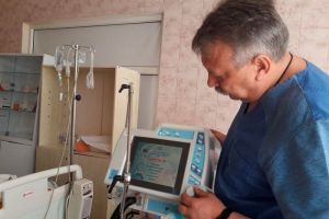 В больницу Сердобска поступил новый аппарат ИВЛ