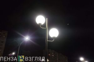 В Пензе в парке «Союз» до конца июня  восстановят уличное освещение