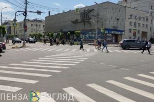 В этом году в Пензе не появятся новые диагональные пешеходные переходы