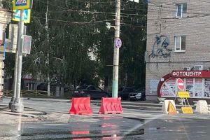 Из-за коммунальной аварии центр Пензы «встал» в огромных пробках