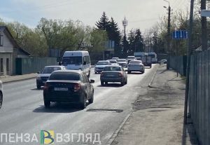 Ситуация на дорогах в центре Пензы остается напряженной