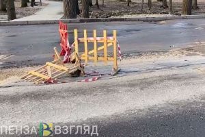 Стало известно, почему на улице Лермонтова участились провалы дорожного полотна