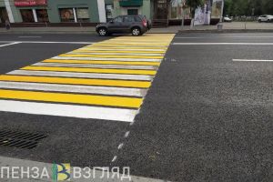 В Пензе до 12 июня планируют завершить нанесение дорожной разметки