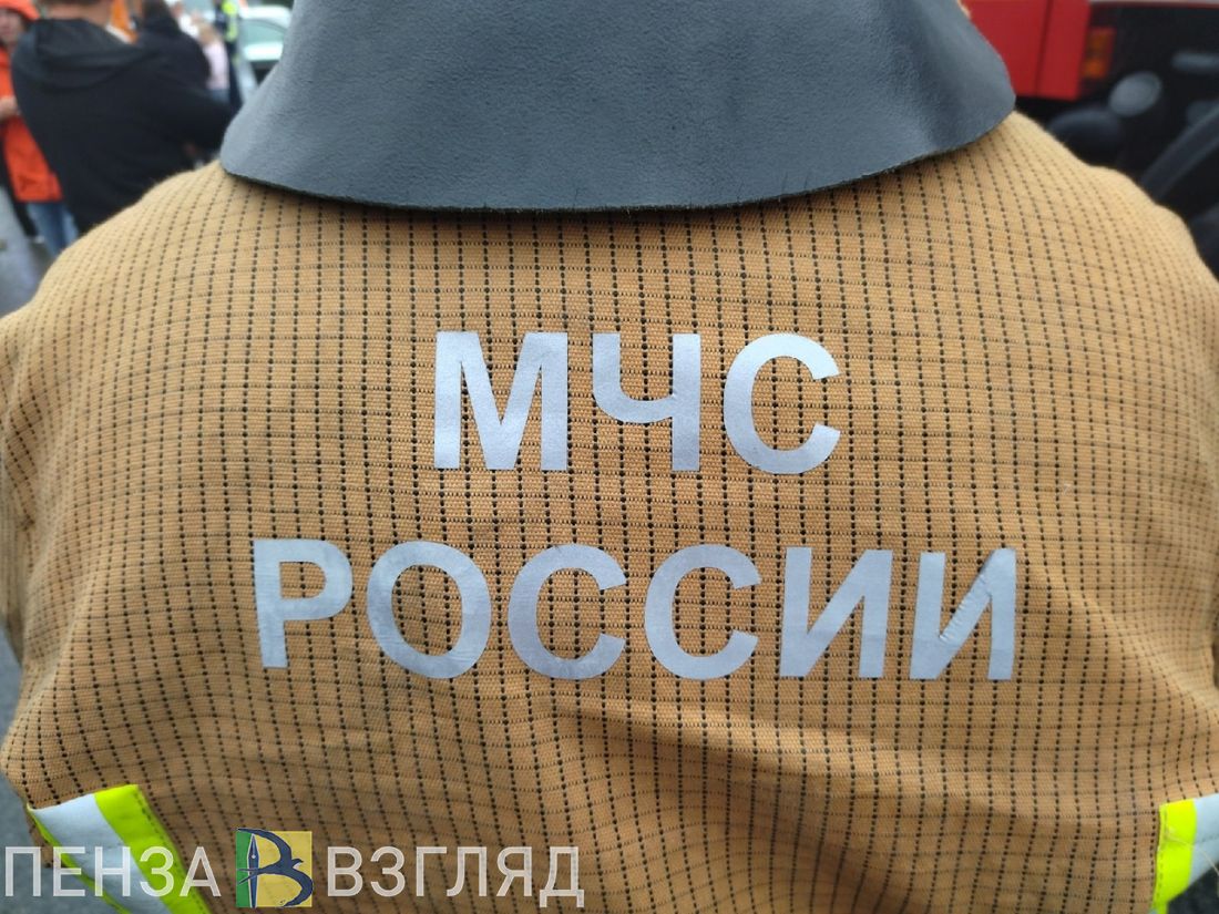 В Городищенском районе сгорел нежилой частный дом