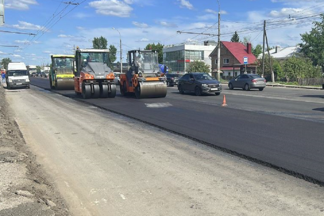 Ремонт дороги на улице Чаадаева в Пензе завершится к 8 августа