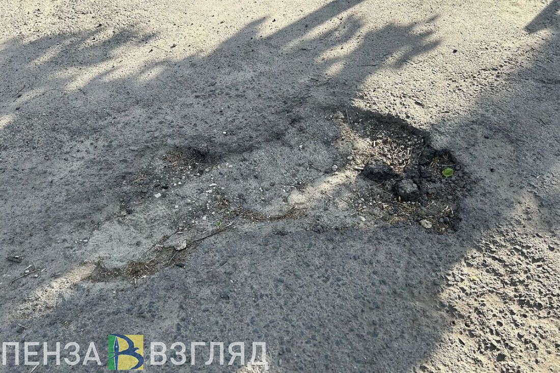 Жительница села Сюзюм пожаловалась на качество дорожного покрытия