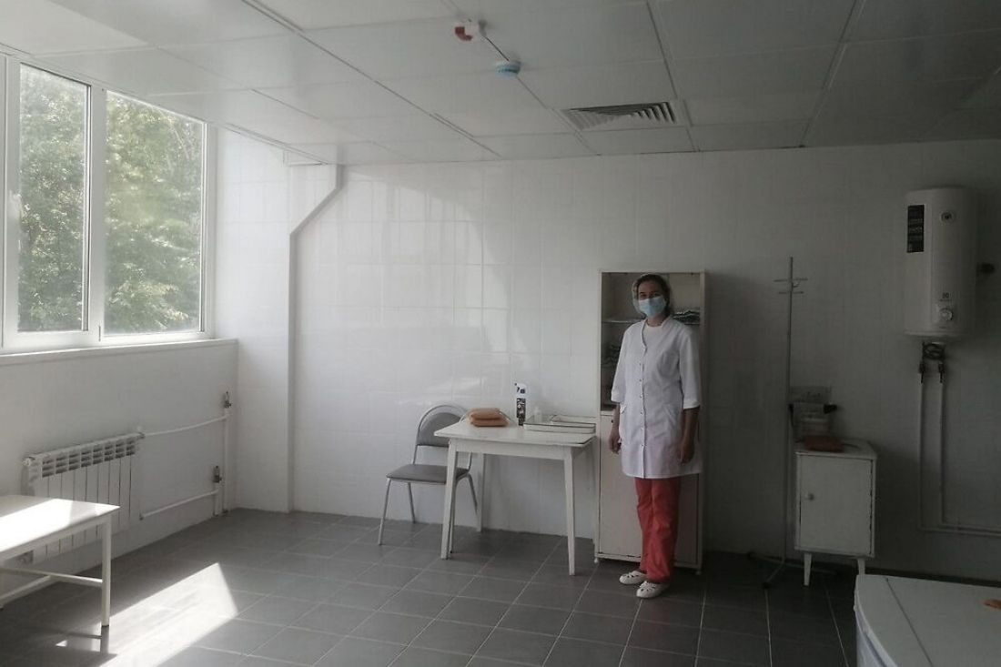 Завершается капитальный ремонт участковой больницы в Сурске