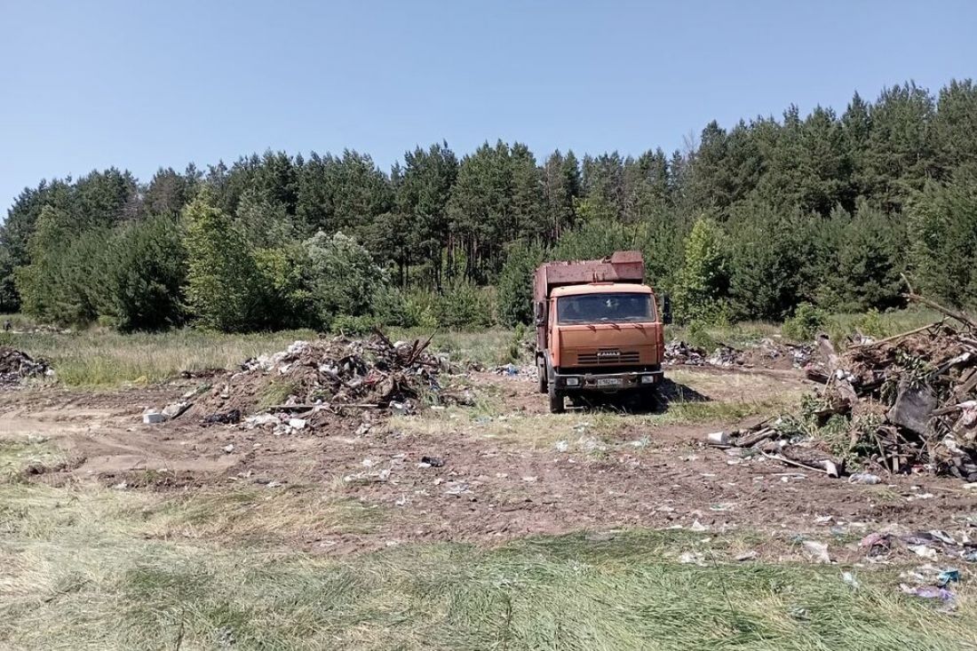 В Белинском районе ликвидировали очередную стихийную свалку