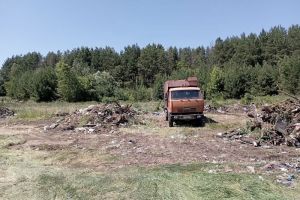 В Белинском районе ликвидировали очередную стихийную свалку