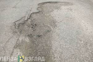 Житель Пензы пожаловался на состояние тротуара в центре города