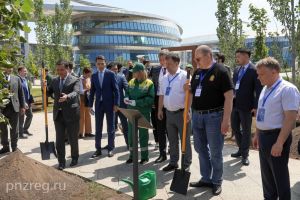 Пензенский губернатор и аким Астаны посадили деревья в знак развития братских отношений