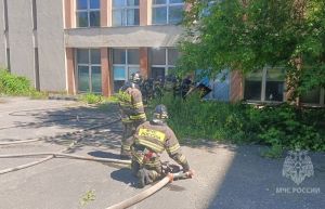 В Пензе произошел пожар в административном здании на улице Ульяновской