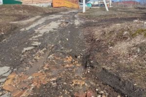 В Пензе проезд к жителям улицы Энгельса затруднен для «скорой» из-за плохой дороги
