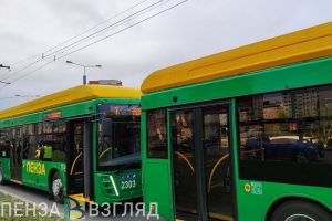 В Пензу продолжают поступать новые троллейбусы