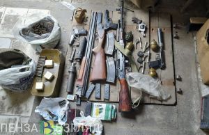 В Пензе обнаружили тайник с оружием и боеприпасами