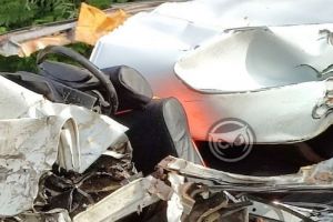 Появились фото жуткой аварии в Городищенском районе