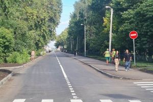 В Пензе завершается ремонт дороги на улицах Космодемьянской и Бакунина