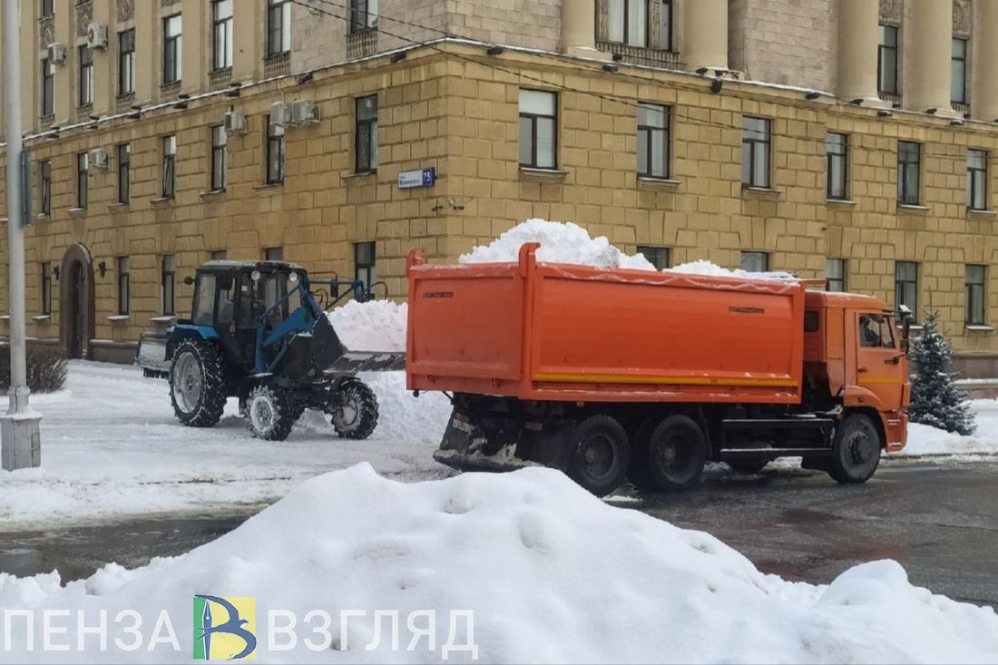 Зимой Пензу будут очищать 170 снегоуборочных машин