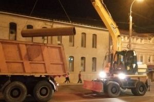 Длина аварийного участка на сетях по улице Суворова в Пензе составляет 12 метров