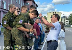 В Пензе Щеткин и Ягов наградили победителей спортивных соревнований в рамках сборов «Гвардеец»