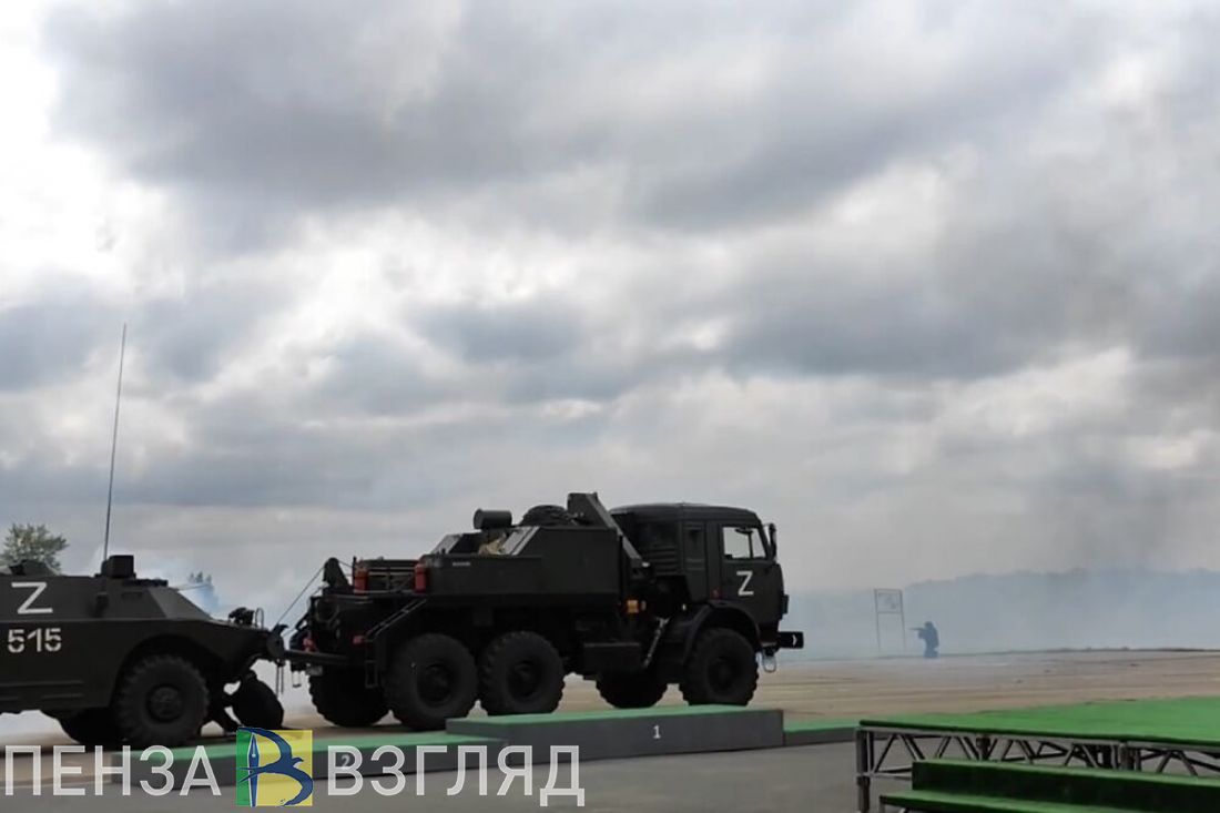 Опубликовано видео постановки боя с диверсионно-разведывательной группой на  сборах «Гвардеец»