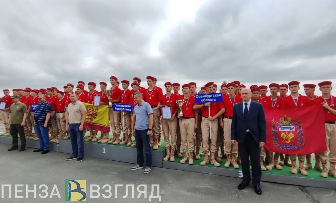 В Пензенской области наградили участников сборов «Гвардеец»
