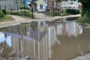В пензенской мэрии поручили устранить потоп на улице Бородина