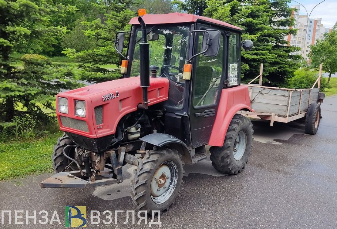 Житель Пензенской области угнал трактор, чтобы доехать до дома